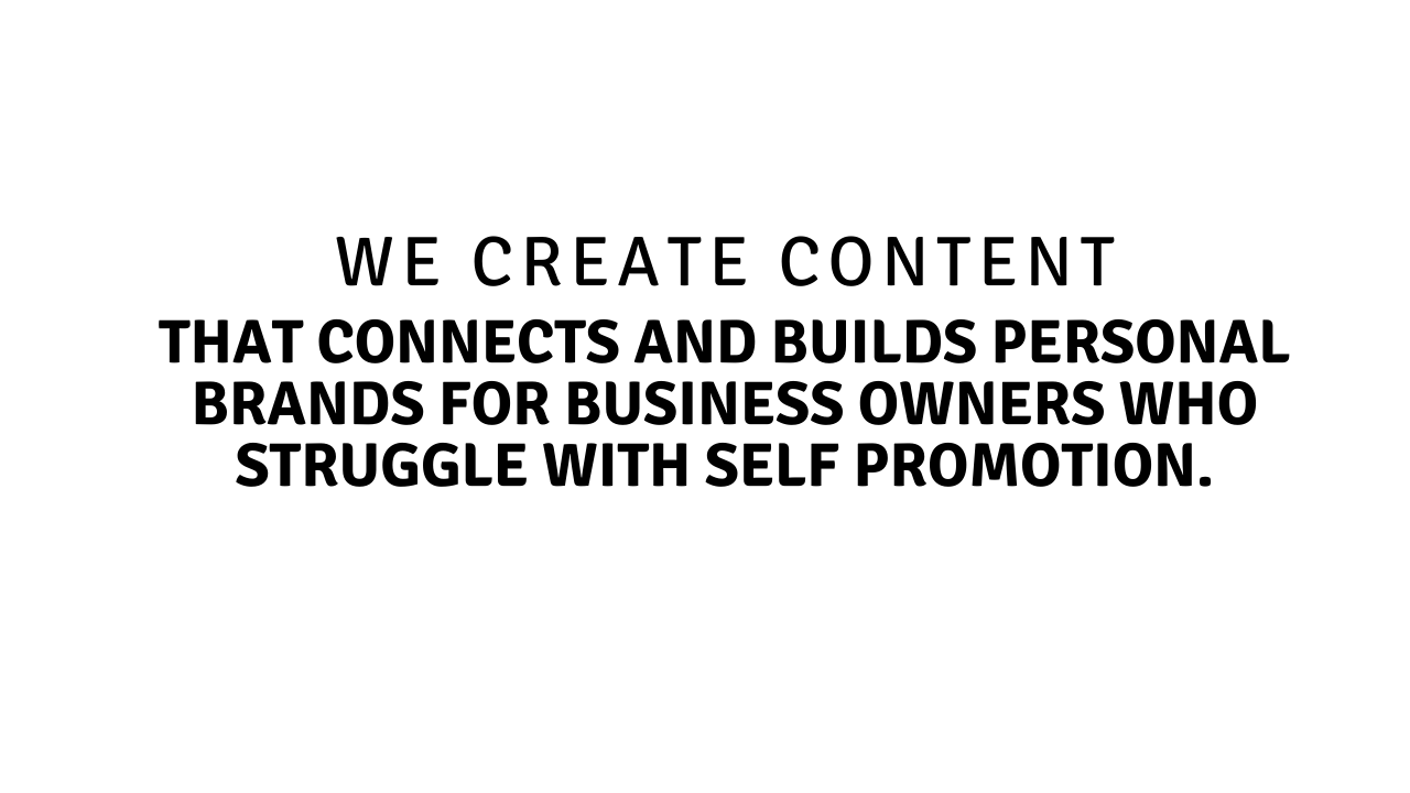 We Create Content